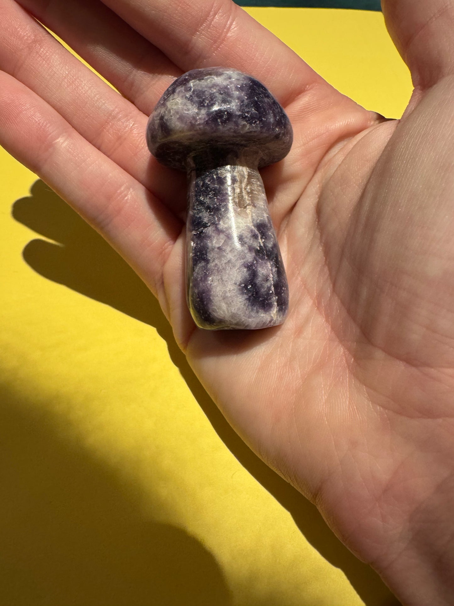 Galaxy Lepidolite Mushroom